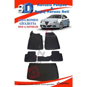 Alfaromeo Giulia 3D Universal 5 Parça Havuzlu Paspas Seti