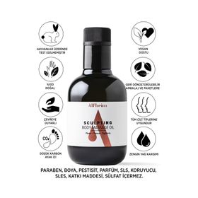 Alfheim 250 ml Sculpting Vücut Masaj Yağı