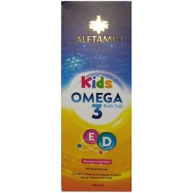 Alftamin Kids Omega 3 Partakal Aromalı 150 ml Şurup Balık Yağı