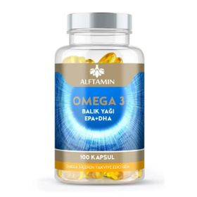 Alftamin Omega 3 Epa Dha 100 Kapsül Balık Yağı