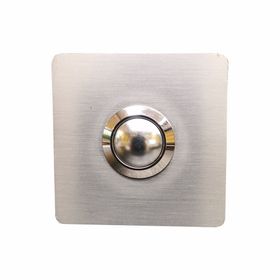 Algatec 304 Paslanmaz Kare 52x52 mm Zil Butonu