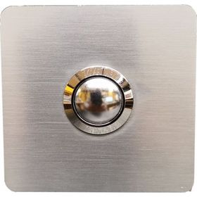 Algatec 304 Paslanmaz Kare 60x60 mm Zil Butonu