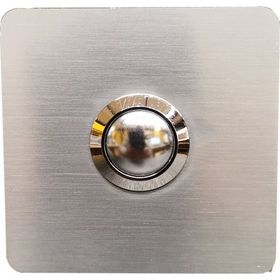 Algatec 304 Paslanmaz Kare 60x60 mm Zil Butonu