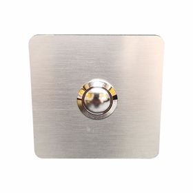 Algatec 304 Paslanmaz Kare 70x70 mm Zil Butonu