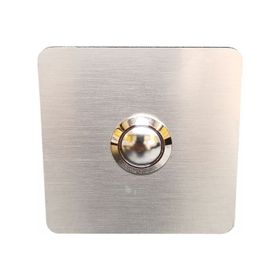 Algatec 304 Paslanmaz Kare 70x70 mm Zil Butonu