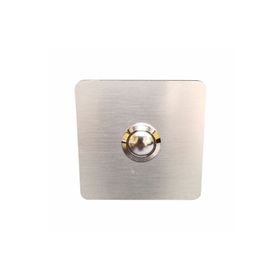 Algatec 304 Paslanmaz Kare 70x70 mm Zil Butonu