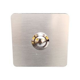Algatec 304 Paslanmaz Kare 70x70 mm Zil Butonu