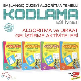 Algoritma Temelli Adım Adım Kodlama 4'lü Set - Kolektif