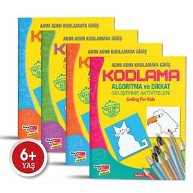 Algoritma Temelli Adım Adım Kodlama 4'lü Set - Kolektif