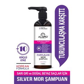 Algro 400 ml Turunculaşma Karşıtı Silver Mor Şampuan