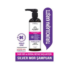Algro 400 ml Turunculaşma Karşıtı Silver Mor Şampuan