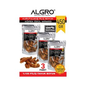Algro Piliç Boyun 3 x 150 gr Köpek Çiğneme Maması