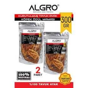 Algro Tavuk Ayak 2 x 150 gr Köpek Çiğneme Maması