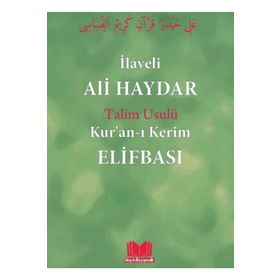 Ali Haydar Elifbası Talim Usulû - Rahmi Tura