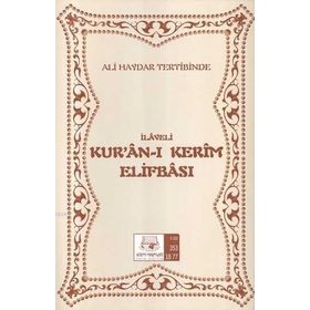 ALI HAYDAR TERTIBINDE KUR'AN'I KERIM ELIFBASI (DERGI BOY, 2 RENKLI) - GENEL