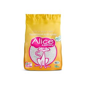 Alice 10 kg 11.5 lt Kalın ve Beyaz Taneli Topaklaşan Pudra Kokulu Kedi Kumu