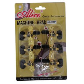 Alice AOS-020B3P Altın Rengi Klasik Gitar Burgusu