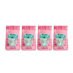 Alice Kartopu İnce ve Beyaz Taneli Pudra Kokulu Topaklaşan 4x5 lt Kedi Kumu