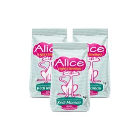 Alice Light Sterilised Kısırlaştırılmış 3x1 kg Kilolu Kediler İçin Mama
