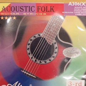 Alice No 3 Tek Sol Akustik Gitar Teli