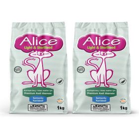 Alice Somonlu Karidesli 2x1 kg Kısırlaştırılmış Kedi Maması