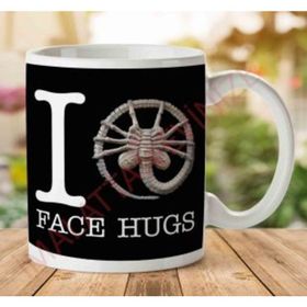 Alien I Heart Face Hugs Baskılı Kupa Bardak
