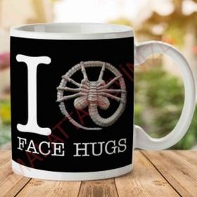 Alien I Heart Face Hugs Baskılı Kupa Bardak