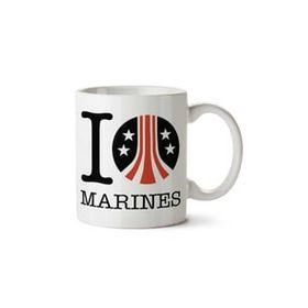 Aliens I Heart Marines Baskılı Kupa