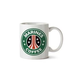 Aliens Marines Coffee Starbucks Baskılı Kupa