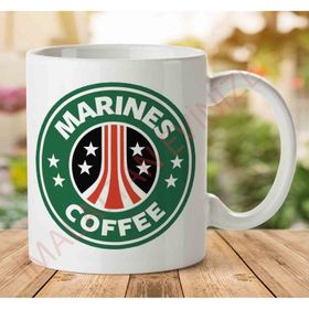 Aliens Marines Coffee Starbucks Baskılı Kupa
