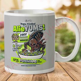 Alieyums Alien Cereal Baskılı Kupa