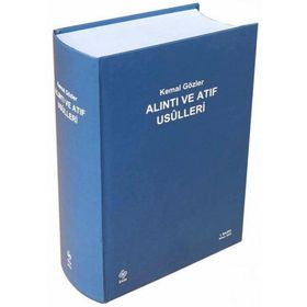 Alıntı ve Atıf Usulleri Ekin Yayınevi