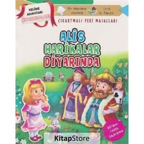 Alis Harikalar Diyarında Çıkartmalı Peri Masalları-Parıltı Yayınları