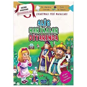 Alis Harikalar Diyarında Çıkartmalı Peri Masalları-Parıltı Yayınları
