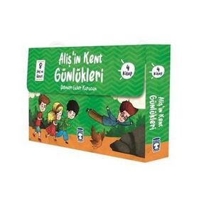 Aliş'in Kent Günlükleri Seti - 4 Kitap Takım / Şebnem Güler Karacan / Timaş Çocuk