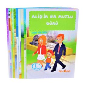 Aliş'in Maceraları - 2 Hikaye Seti 10 Kitap-Gün Öykü Yayınları