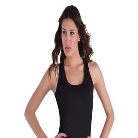 Alışveriş Meydanı 9238 Siyah Kalın Askılı Ribana Kadın Atlet