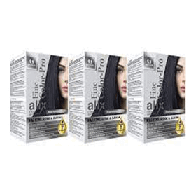 Alix 1.1 Mavi Siyah 50 ml 3'lü Set Kit Saç Boyası