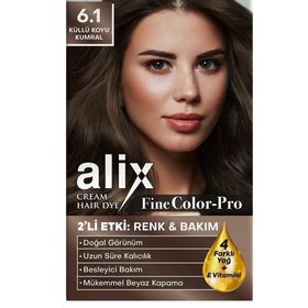 Alix 6.1 Küllü Koyu Kumral 60 ml Saç Boyası