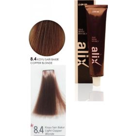 Alix Avien 8.4 Koyu Sarı Bakır Oksidan Suyu Tüp Saç Boyası