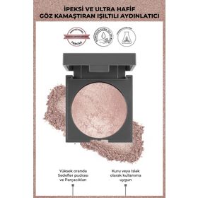 Alix Avien Baked Işıltılı 01 Sparkling Ivory Pudra Aydınlatıcı