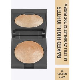 Alix Avien Baked Işıltılı 02 Golden Glow Pudra Aydınlatıcı
