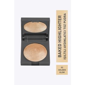 Alix Avien Baked Işıltılı 02 Golden Glow Pudra Aydınlatıcı