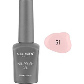 Alix Avien Bebek Pembe Nail Uv Gel Polish 51 Kalıcı Oje