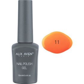 Alix Avien Gel Polish UV Kalıcı 11 Neon Turuncu 12 ml Jel Oje