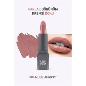 Alix Avien Glossy 304 Nude Apricot Ruj
