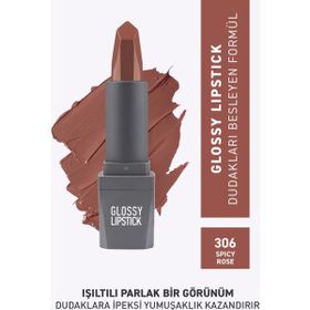 Alix Avien Glossy 306 Spicy Rose Ruj