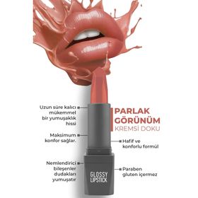 Alix Avien Glossy 306 Spicy Rose Ruj