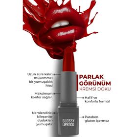 Alix Avien Glossy 323 Ruby Red Ruj
