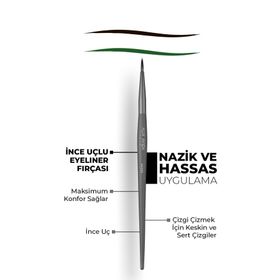 Alix Avien İnce Uçlu Eyeliner Fırçası